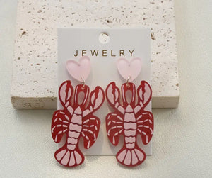 Pendientes bogavante grandes