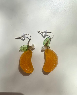 PENDIENTES MANDARINA