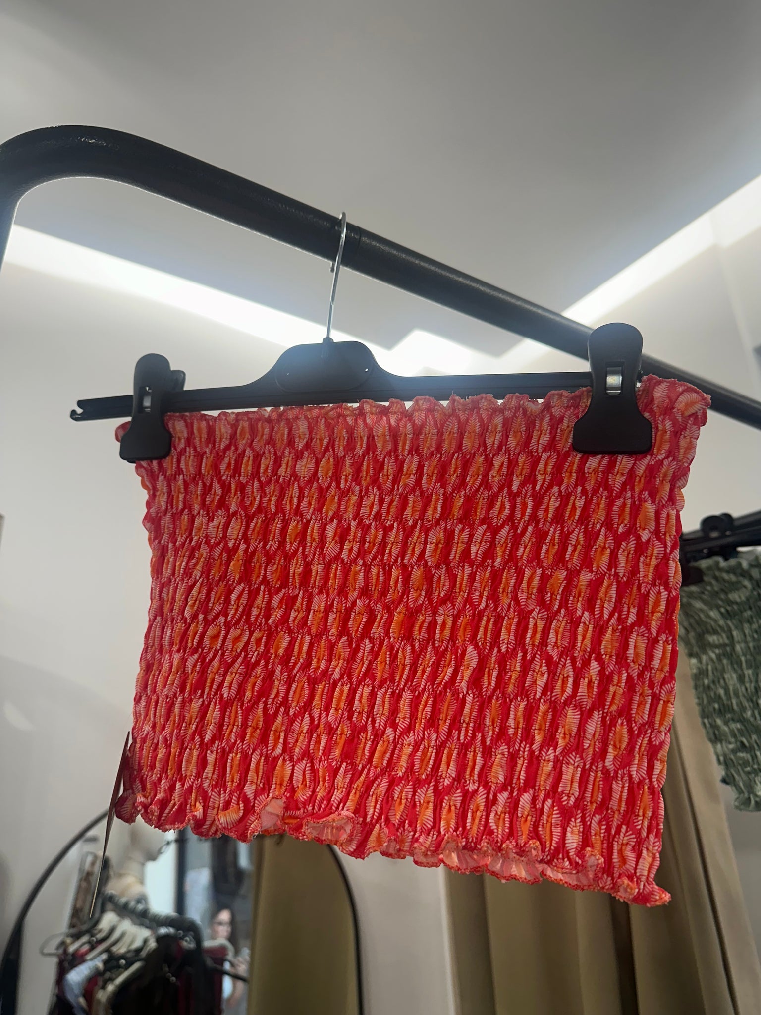 Top Bandeau Fruncido Multicolor