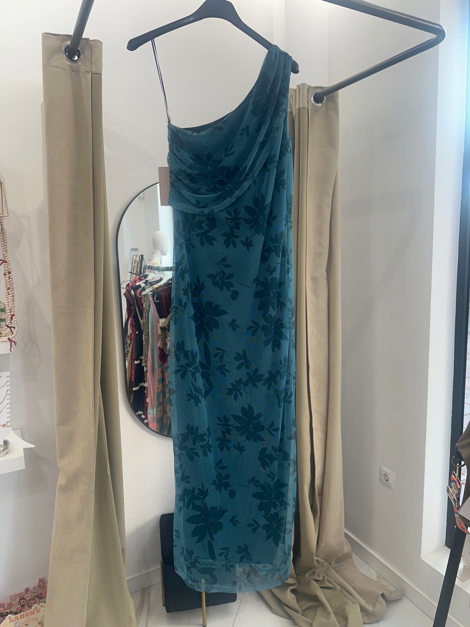 Vestido Asimétrico "Bugambilia"