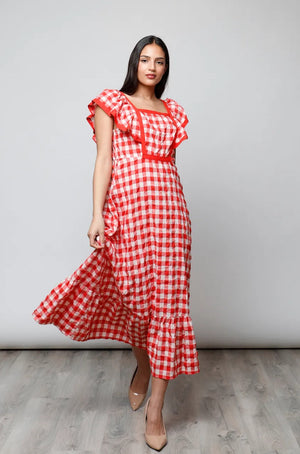 Vestido vichy BEATRIZ