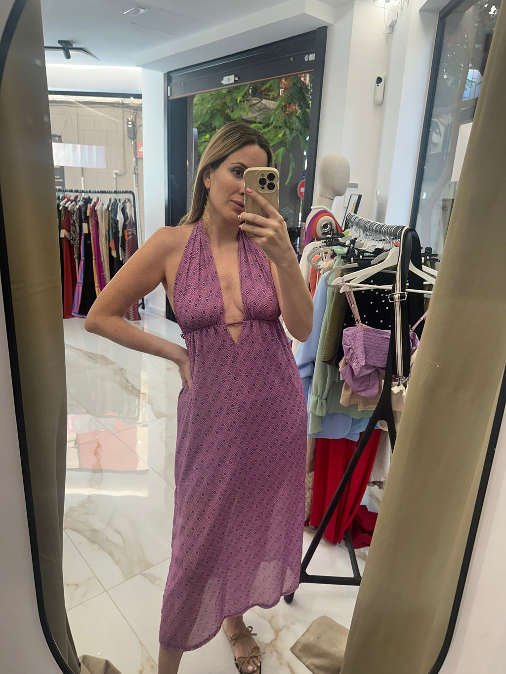  Vestido fluido Villa | LUXALA - Ropa mujer