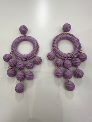  Pendientes violeta - LUXALA | Accesorios mujer