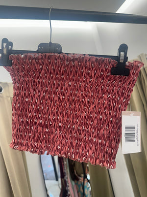 Top Bandeau Fruncido Multicolor
