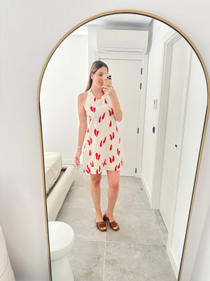  Vestido corto con estampado - LUXALA | Ropa mujer