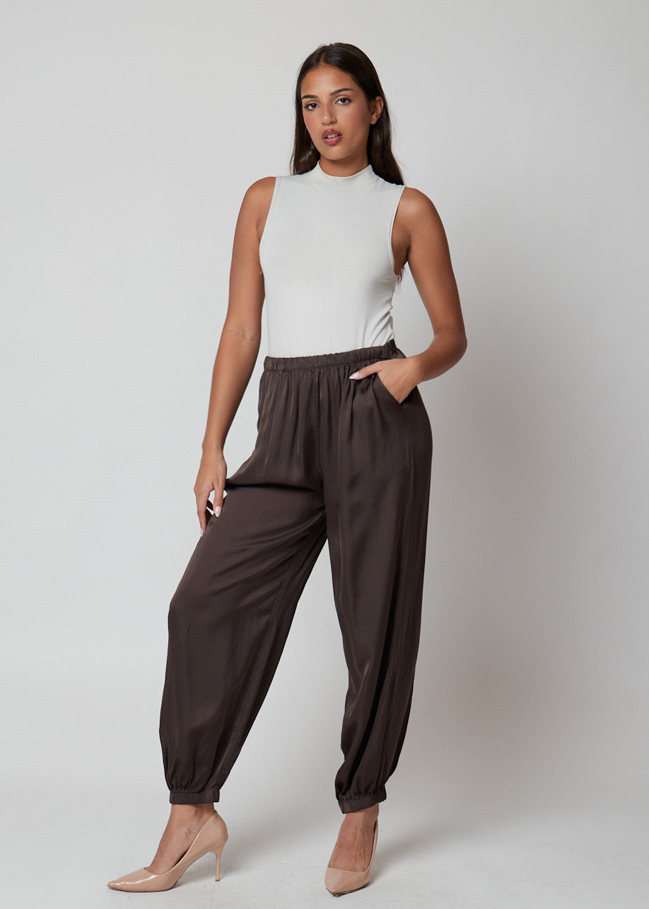 Pantalón Bombacho Satinado