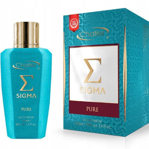 Perfume Chatler Sigma Pure Eau de Parfum 100 ml – Fragancia fresca y sofisticada