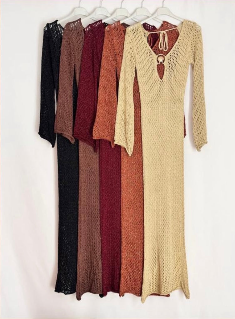 Vestido crochet Isla