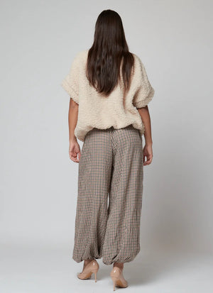 Pantalón Bombacho con cuadros
