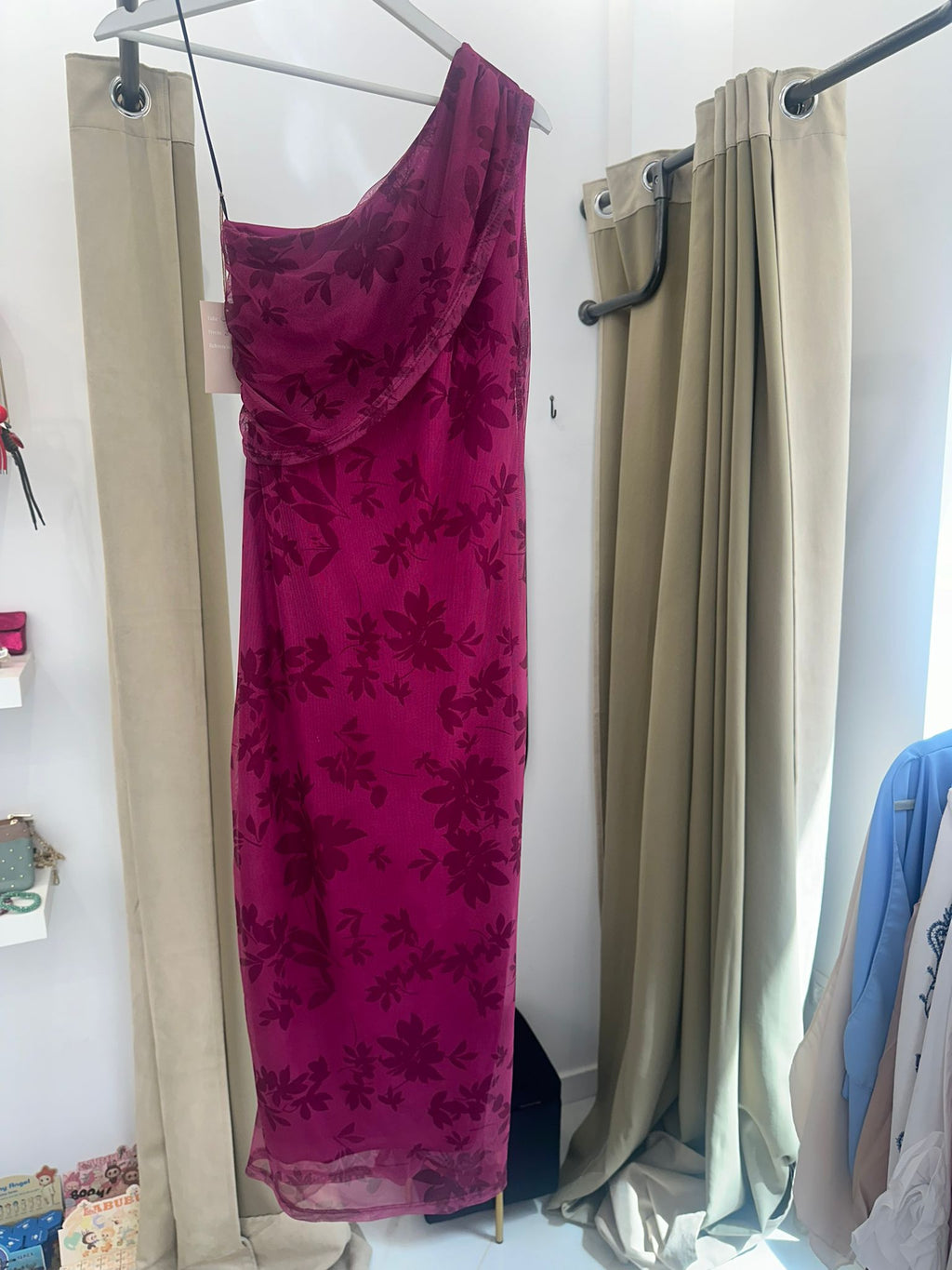 Vestido Asimétrico "Bugambilia"