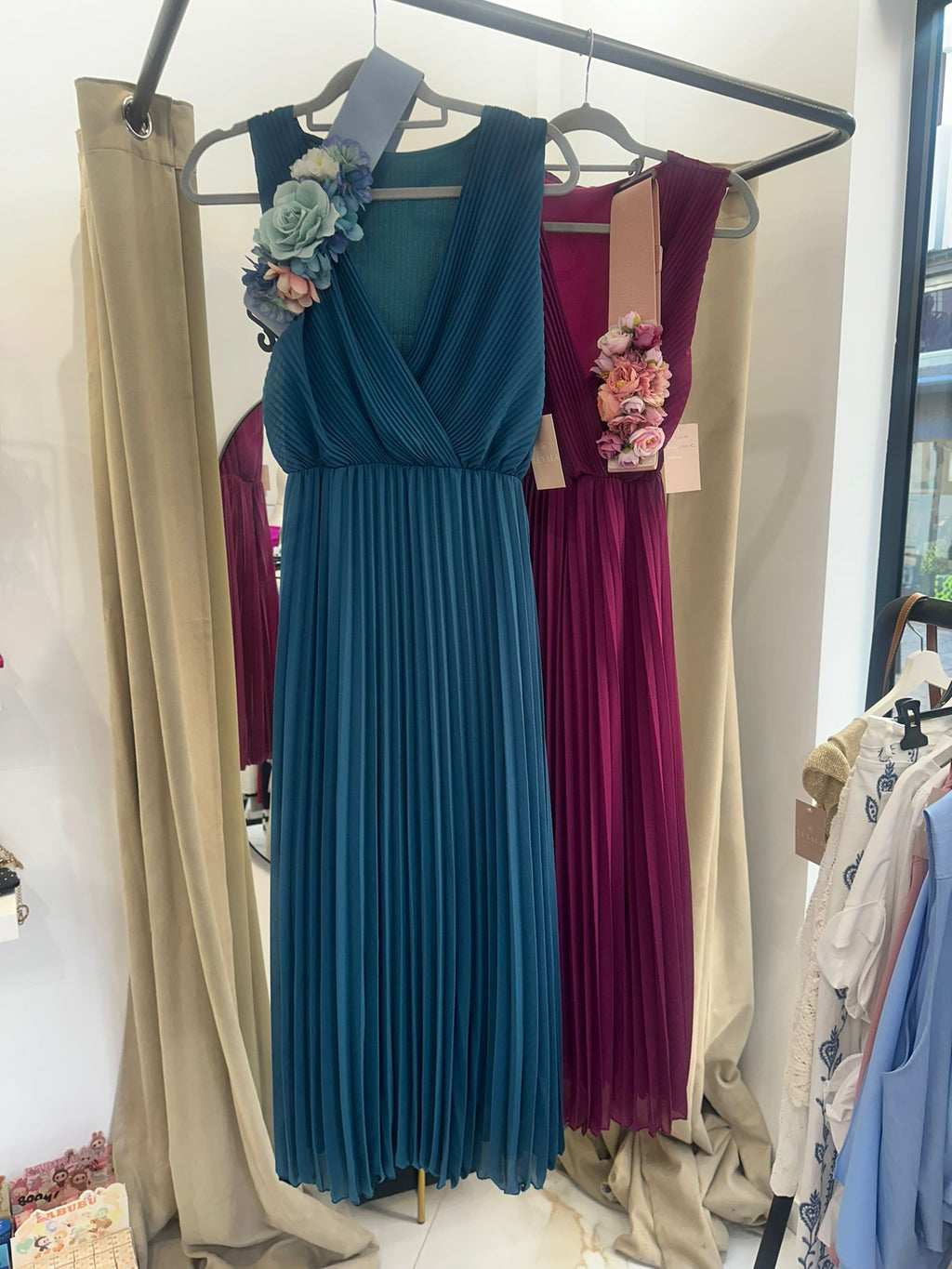 Vestido plisado evento